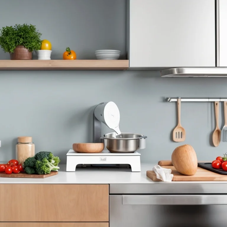 Intelligenter Ofen in moderner Küche